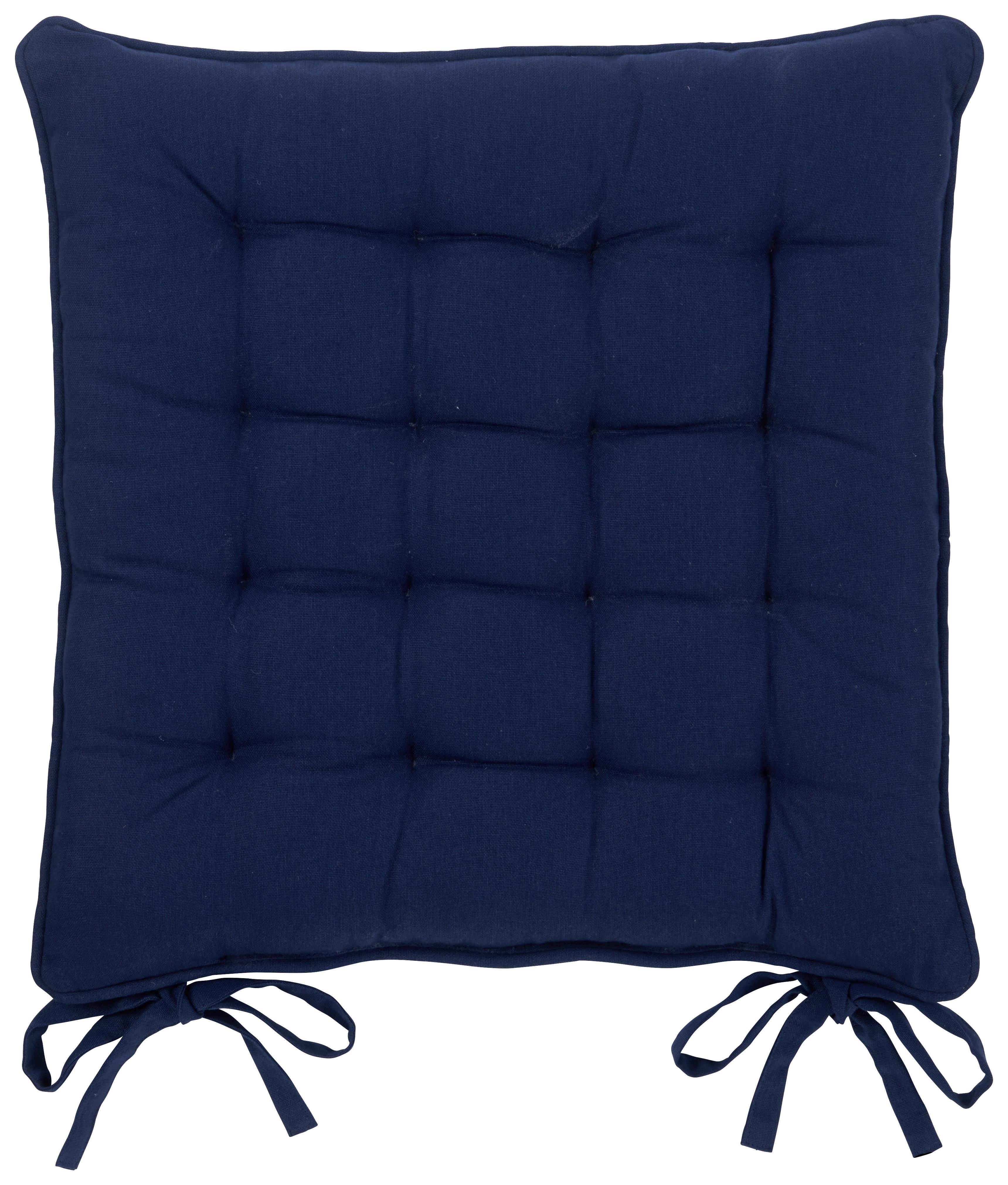 PODUSZKA DO SIEDZENIA SANSIBAR - niebieski, tkanina (40/40cm) - Esposa