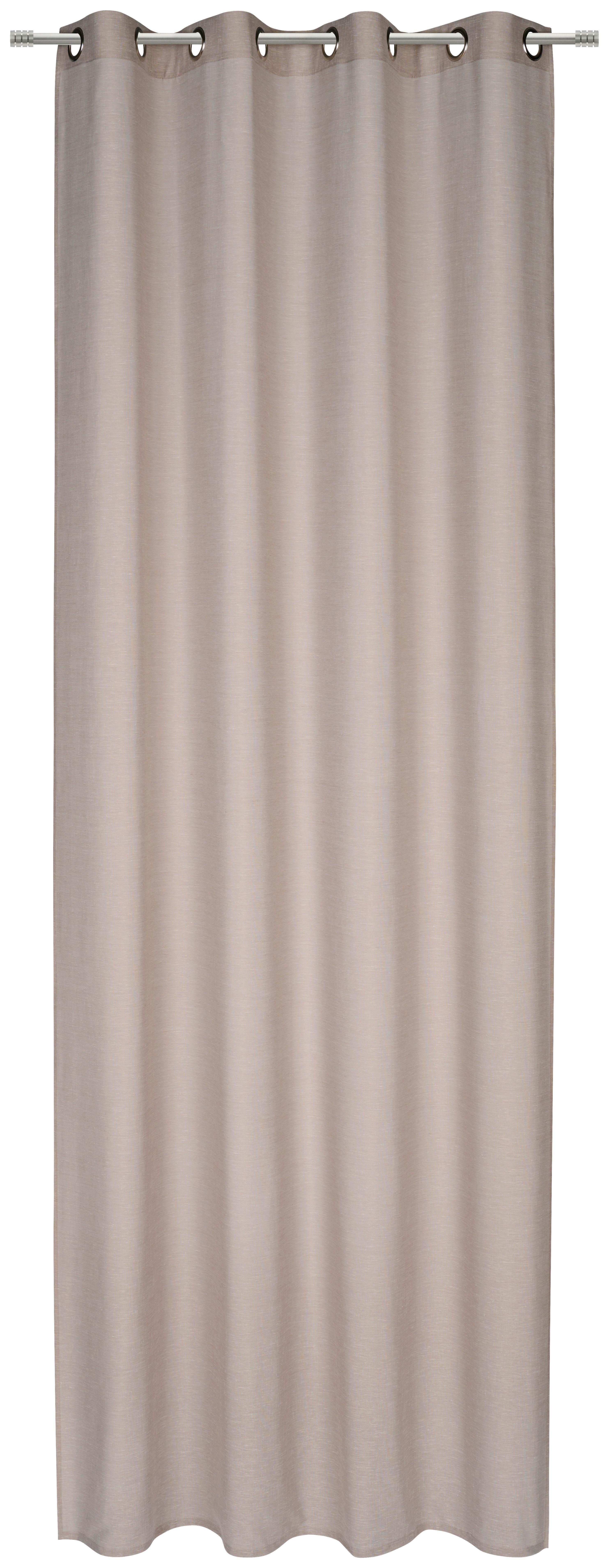 ZASŁONA NA PRZELOTKACH LELE - taupe, Modern, tkanina (145/300cm) - Esposa