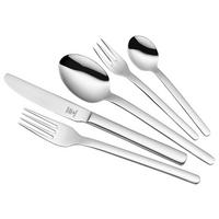 ZESTAW SZTUĆCÓW 633-340 - kolor chromowy, Basics, metal (30/25/5cm) - Justinus