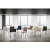 STOL ELIF - beige/svart, Modern, metall/trä (43/86/55cm) - Bessagi Home