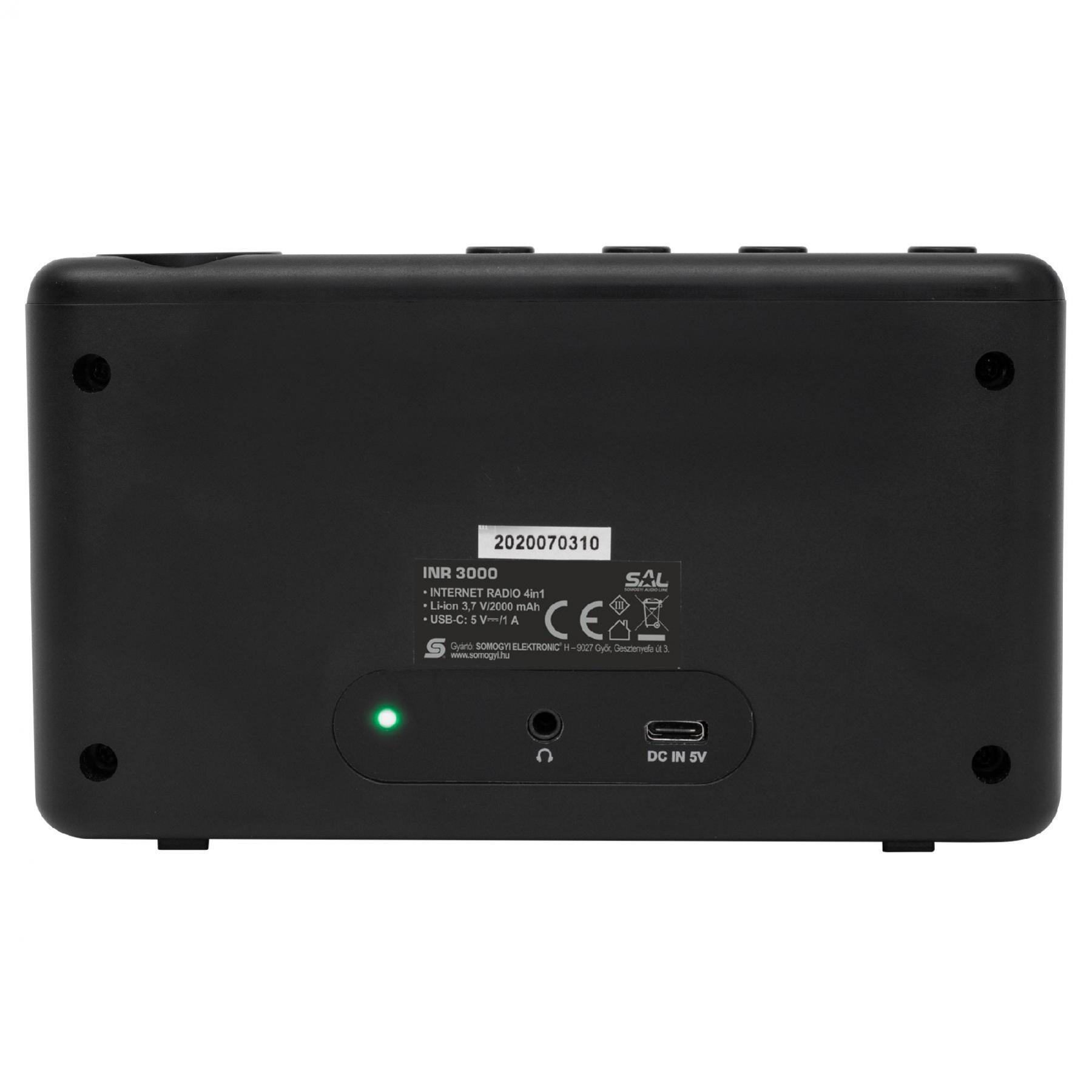 Hordozható Internet Rádió Inr 3000 - Modern (16/9,3/4cm)