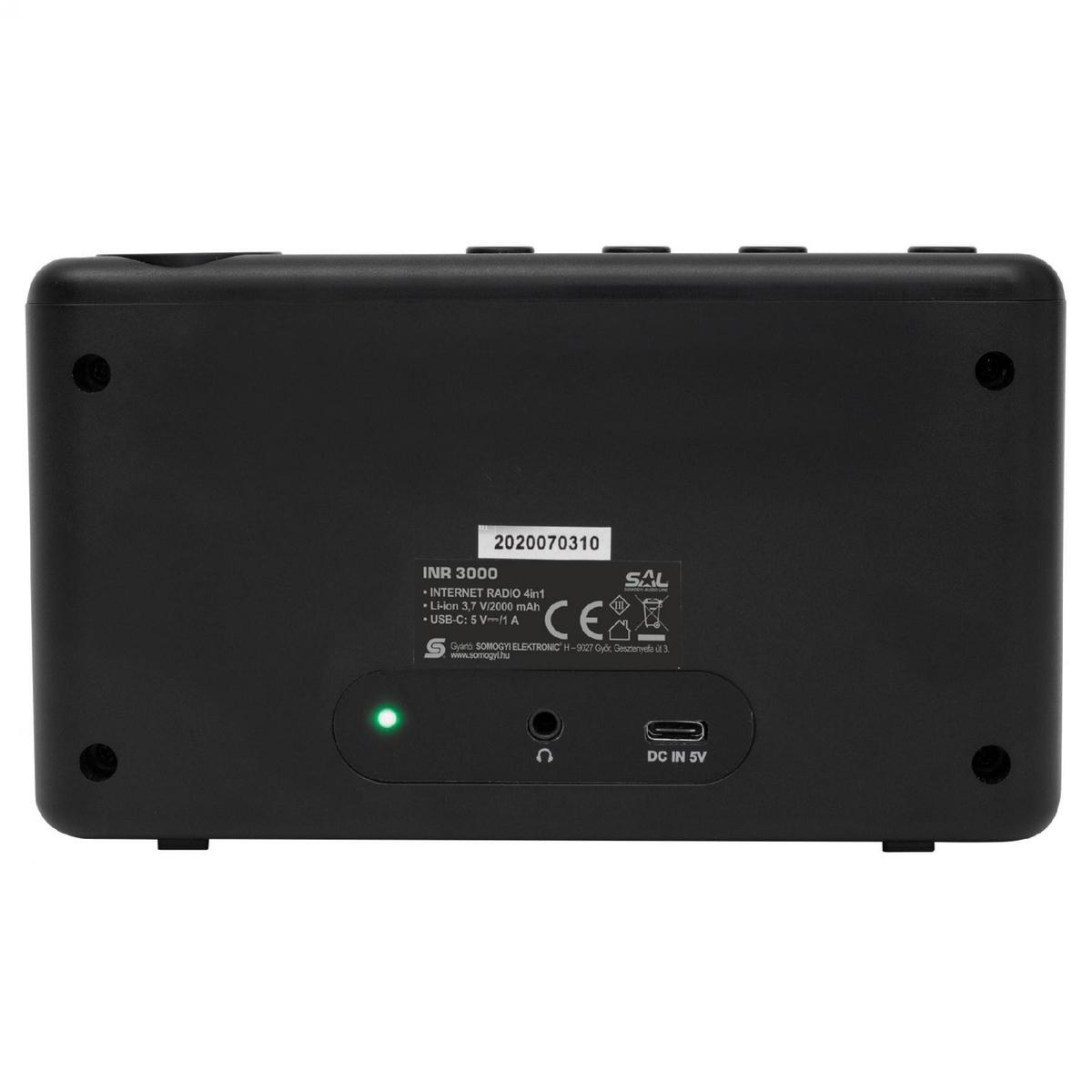 Hordozható Internet Rádió Inr 3000 - Modern (16/9,3/4cm)