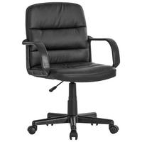 Scaun rotativ NOBI 3 - argintiu/negru, Modern, plastic/textil (63/99/59cm) - Best Price