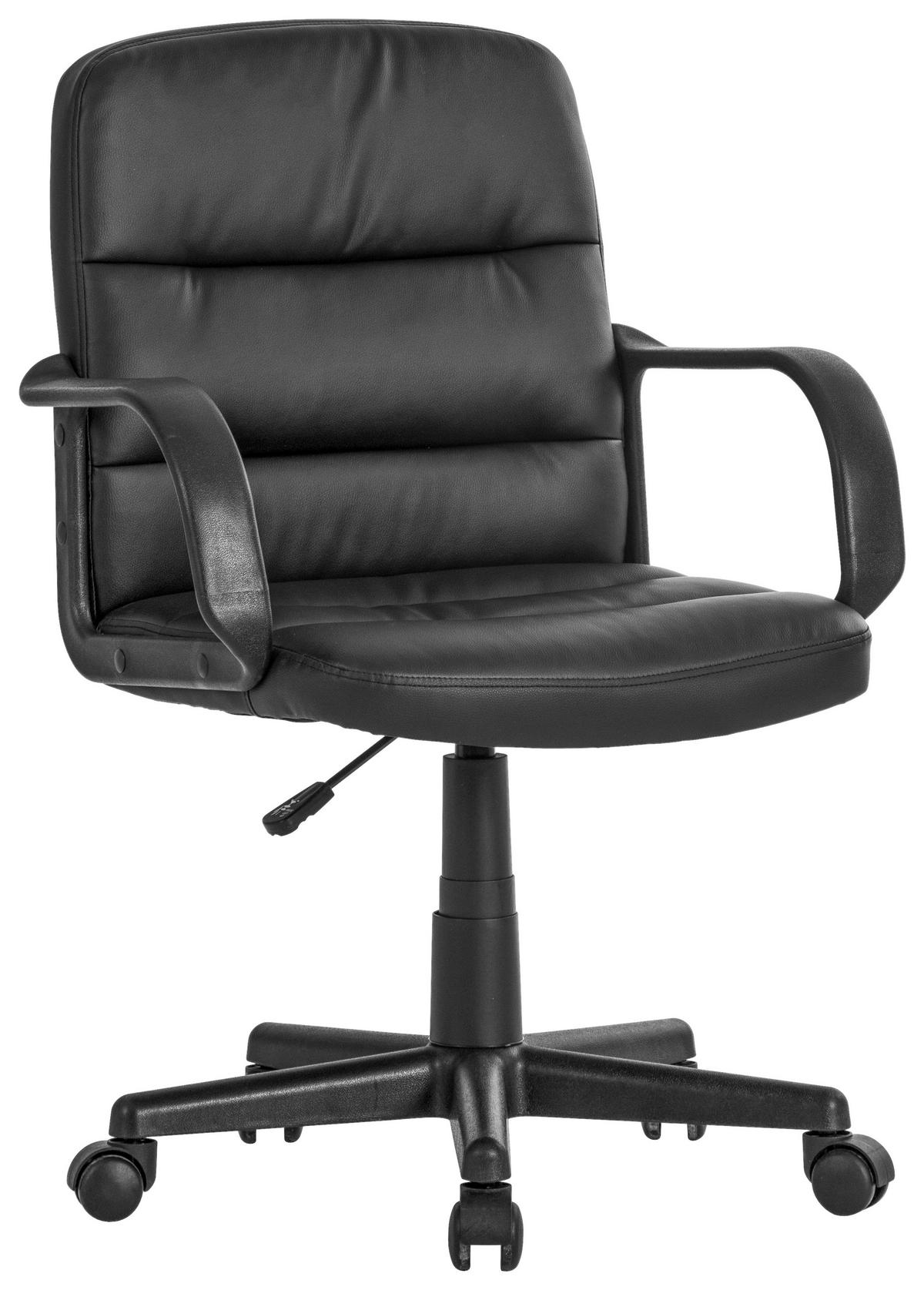 Scaun rotativ NOBI 3 - argintiu/negru, Modern, plastic/textil (63/99/59cm) - Best Price