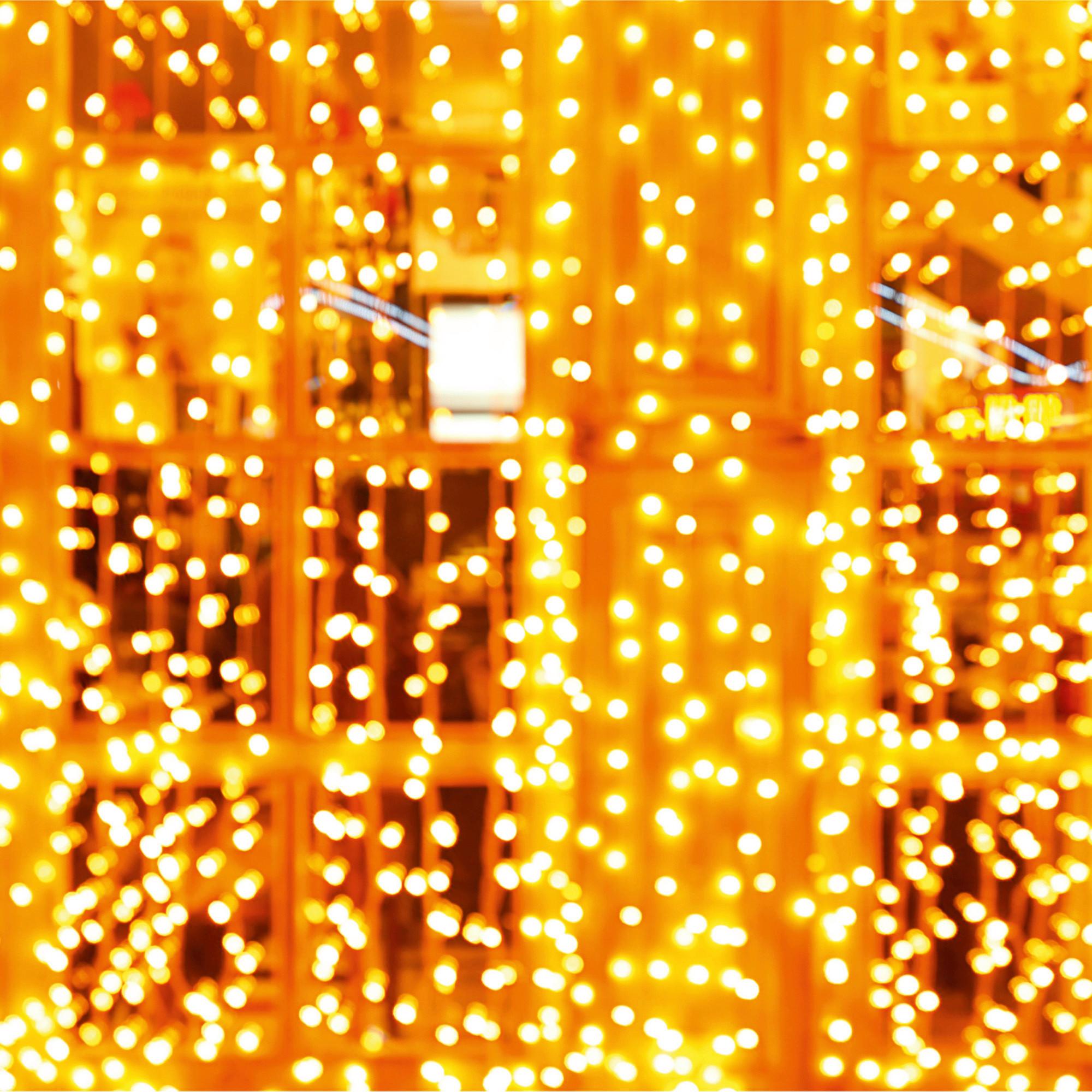 Fényfüggöny Melegfehér 2x2m / 200db LED - fehér, műanyag (200/200cm)
