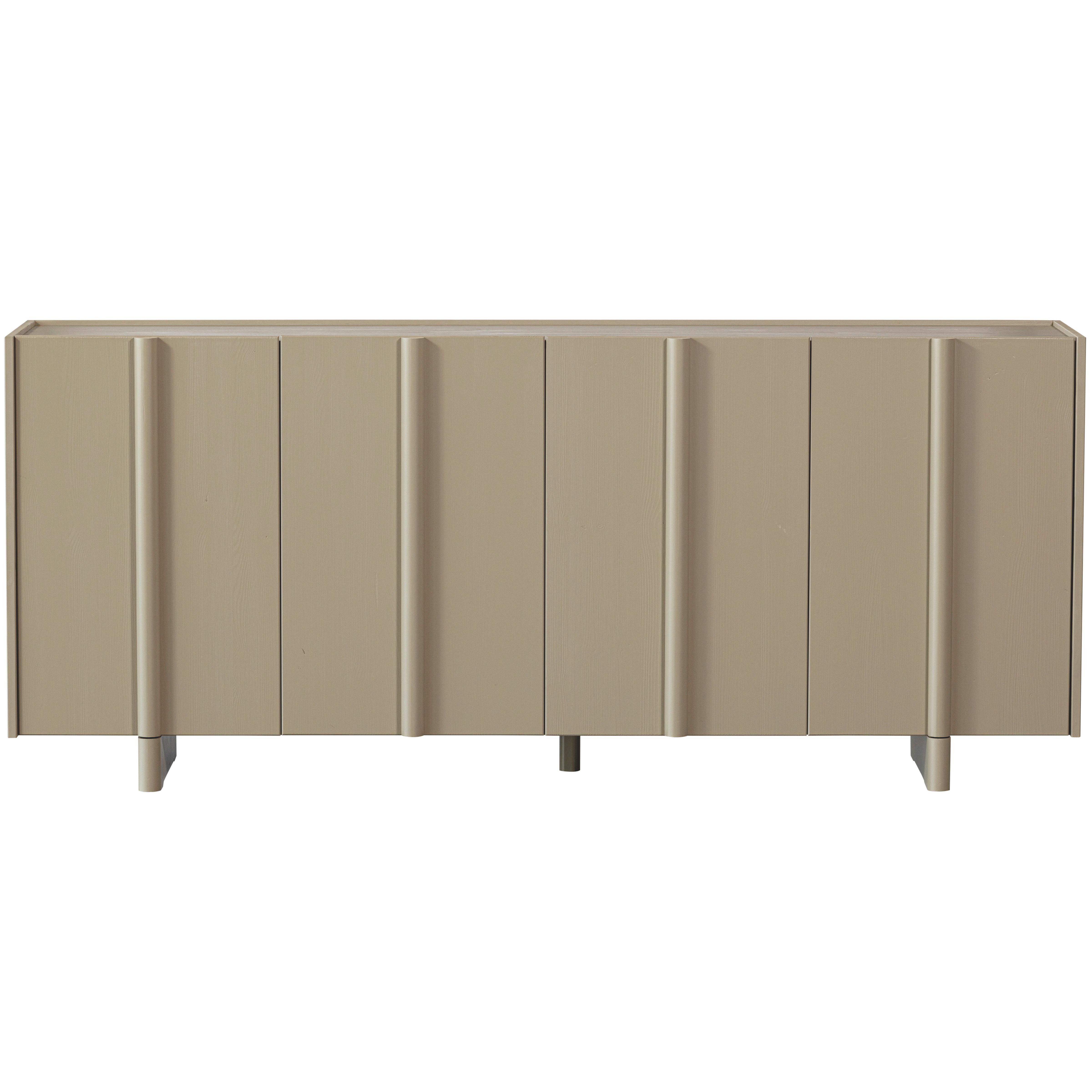 Sideboard Basu Schlammfarben B: 200 cm - Schlammfarben, Design, Holz (200/85/46cm) - Livetastic