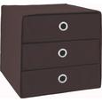 Container Braun - Braun, Karton/Textil (31,5/32,0/31,5cm) Container Braun - Braun, Karton/Textil (31,5/32,0/31,5cm)