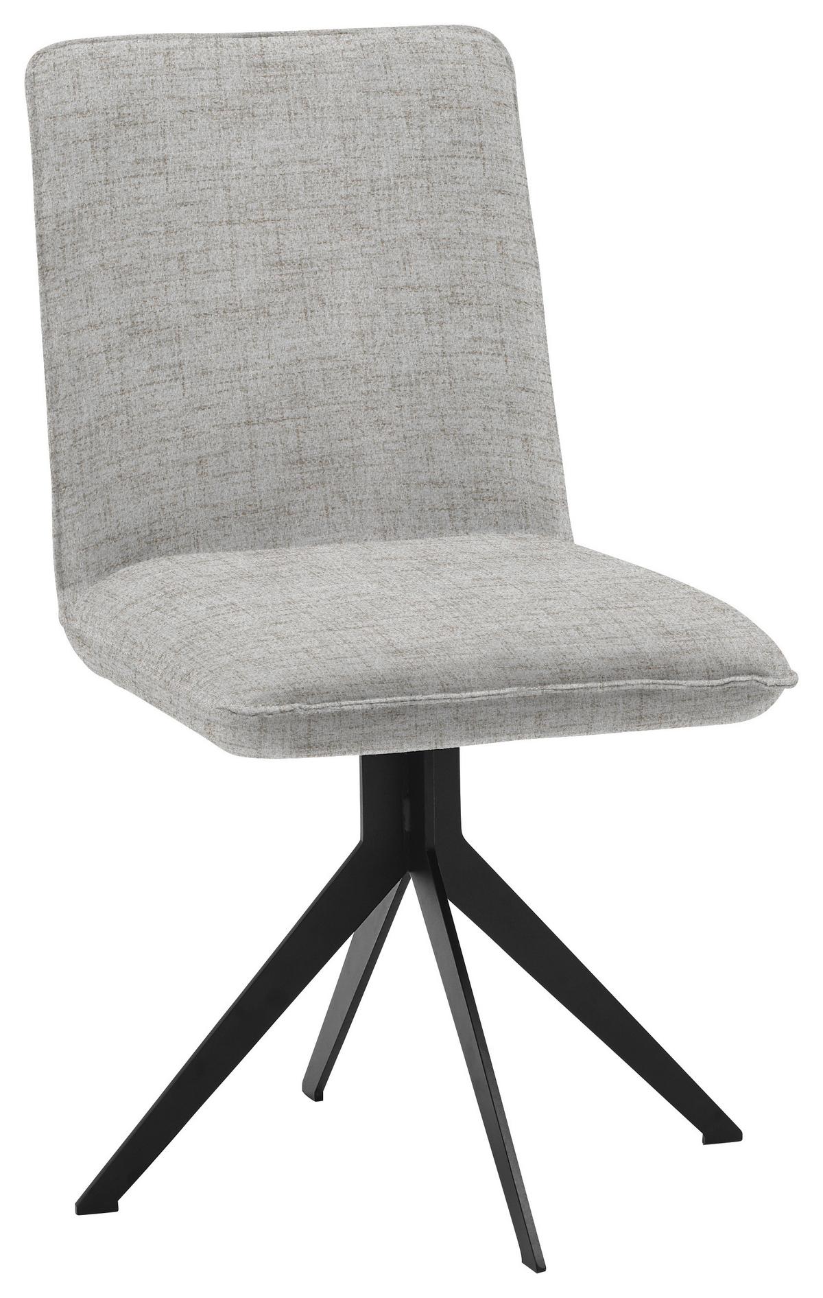 KRZESŁO MALIBU - beżowy/czarny, Design, metal/tkanina (46,5/87/64cm) - Voleo