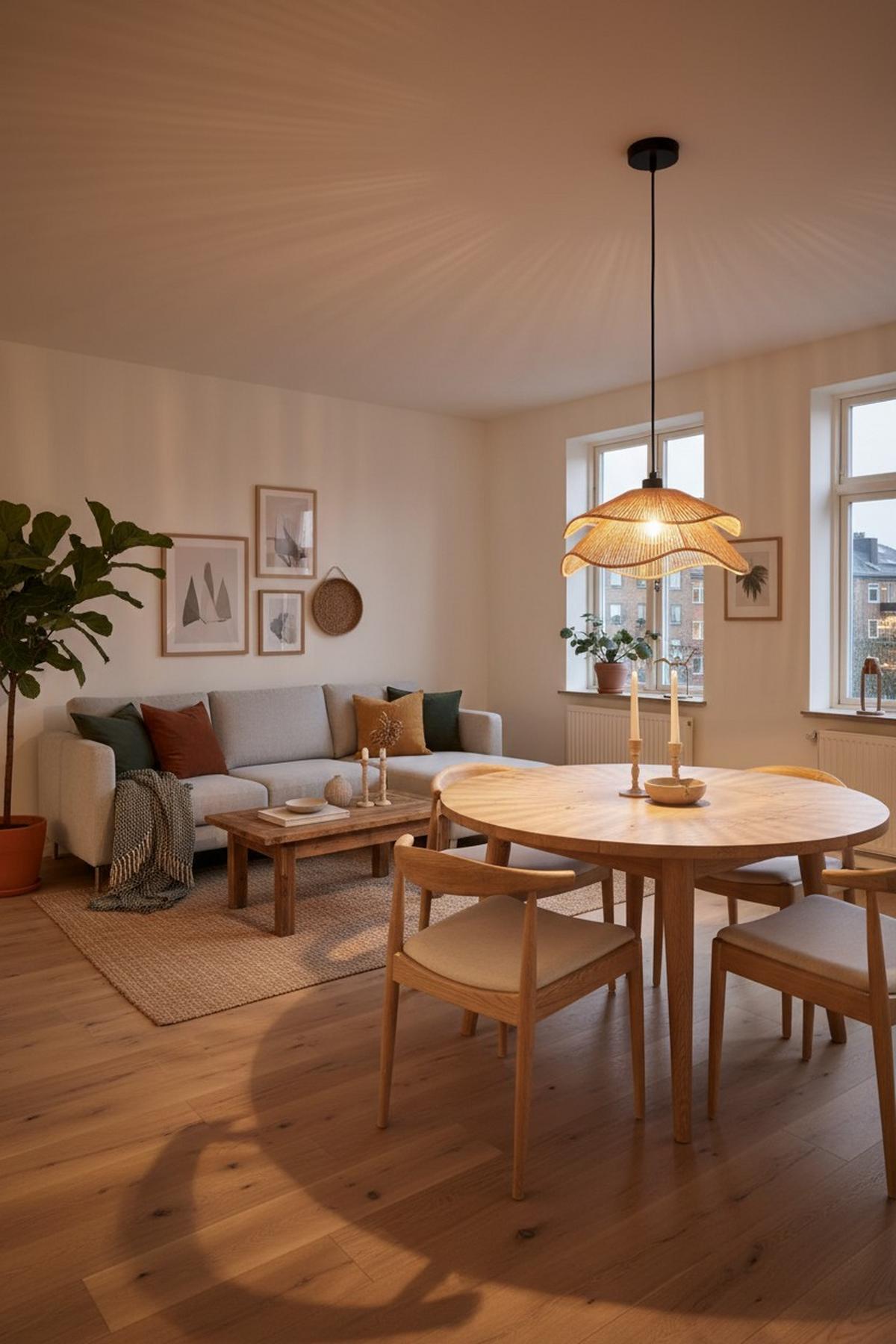 LAMPA WISZĄCA KAYA - jasnobrązowy, Design, metal/papier (40/120cm) - Collet's Monde