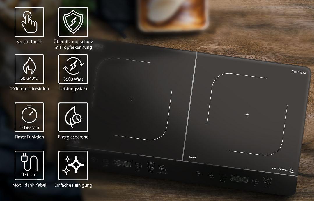 PŁYTA INDUKCYJNA 2018 - Basics (60,5/6,5/36cm) - CASO Design