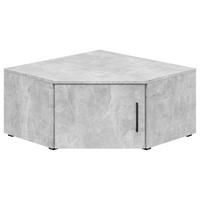 Aufsatzschrank Multistauraum Betonoptik - Schwarz/Grau, Modern, Holzwerkstoff/Kunststoff (71,5/35/71,5cm) - Premium Living