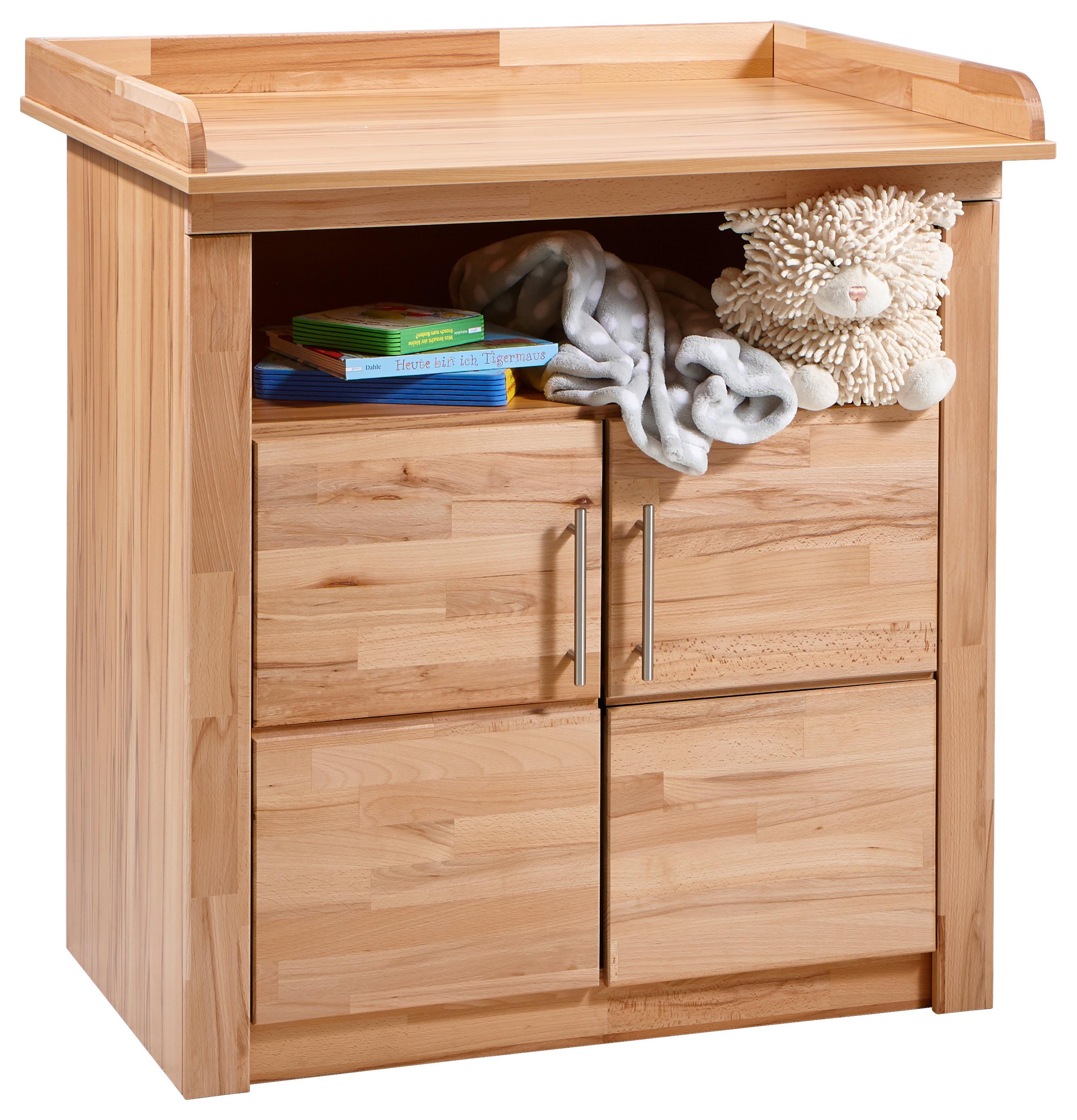 KOMODA Z PRZEWIJAKIEM 2063-30-24/40 SIMONE -PV- - kolor naturalny, Konventionell, materiał drewnopochodny/metal (91/97,7/73cm) - Jimmylee