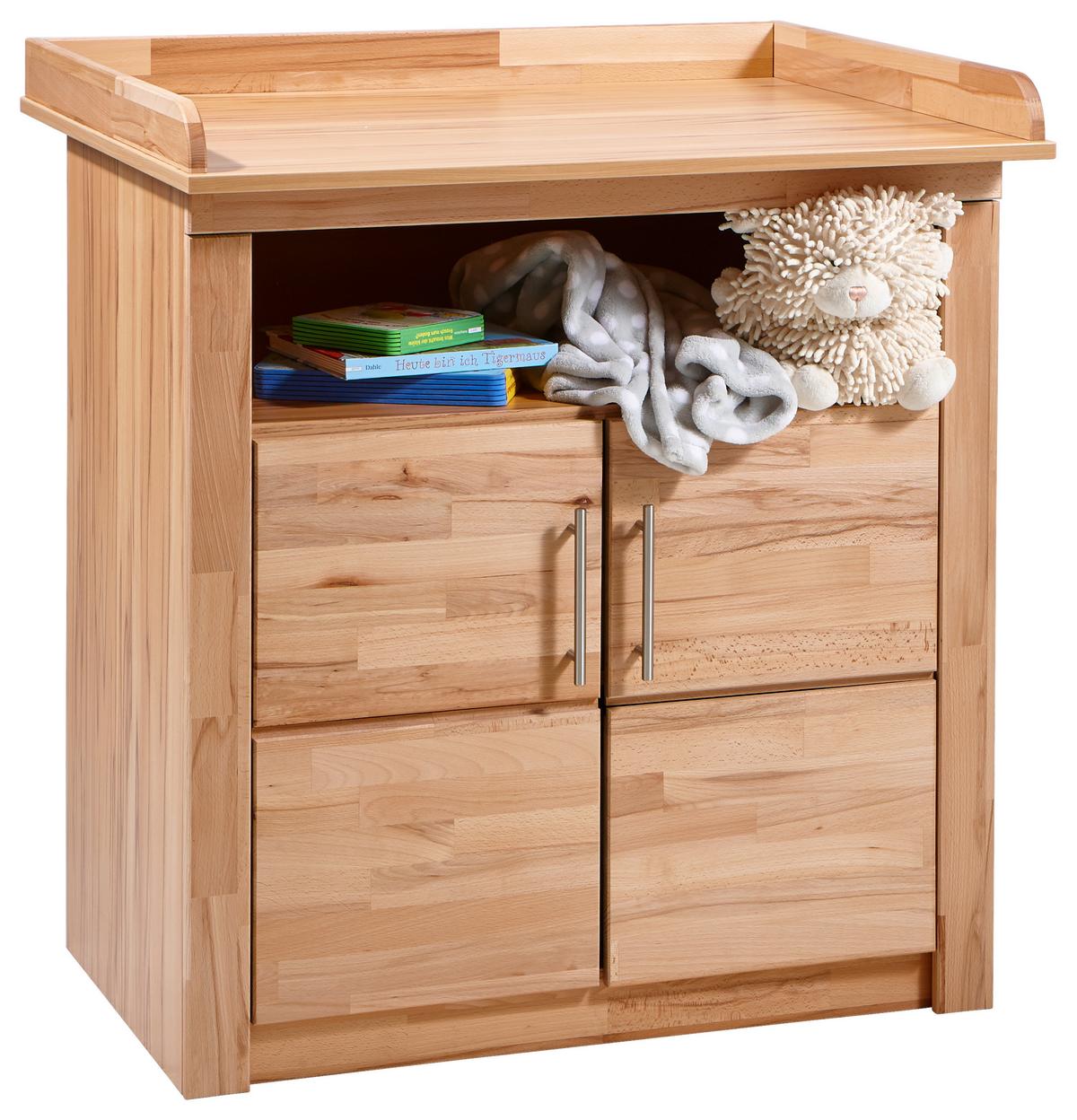 KOMODA Z PRZEWIJAKIEM 2063-30-24/40 SIMONE -PV- - kolor naturalny, Konventionell, materiał drewnopochodny/metal (91/97,7/73cm) - Jimmylee