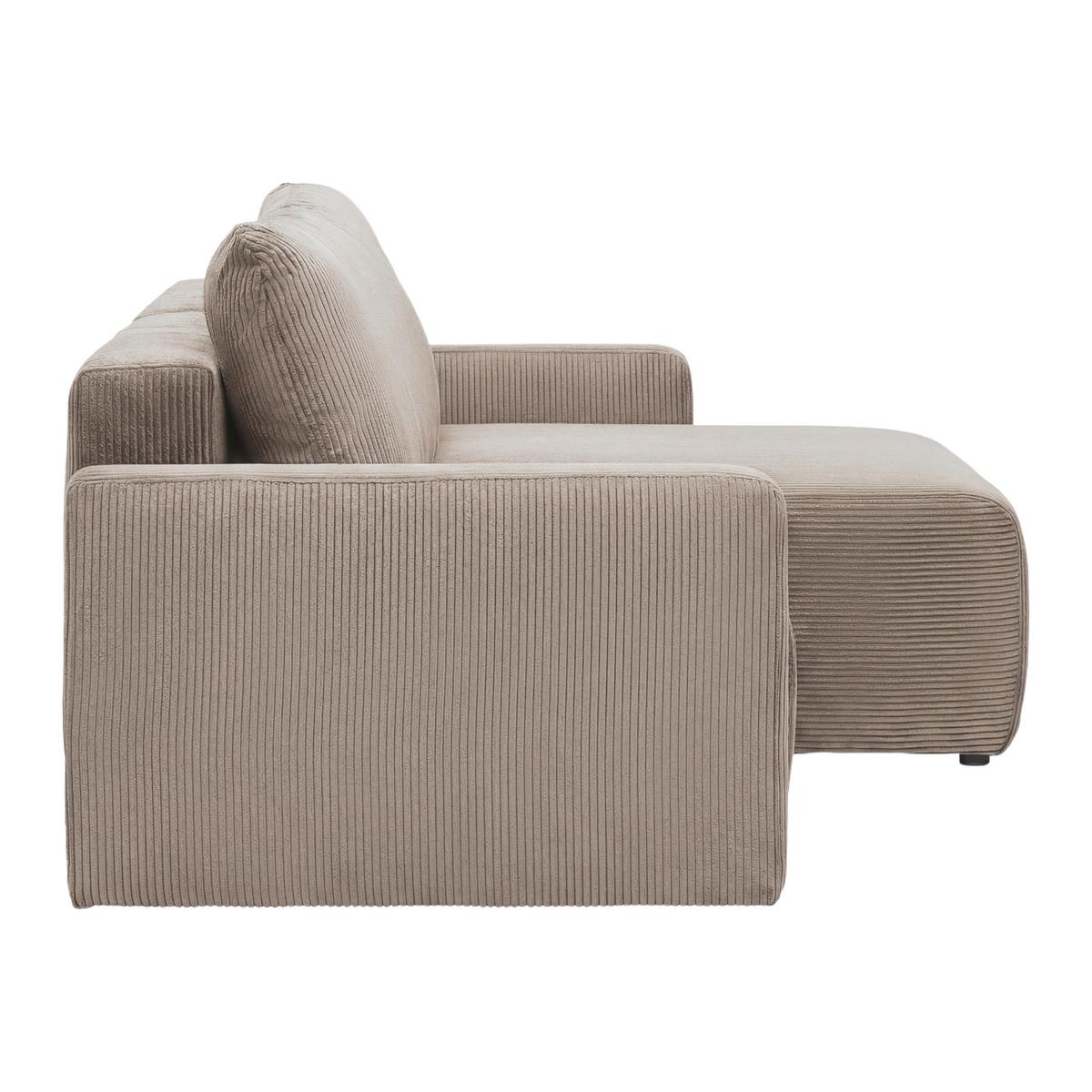 Coltar DAVE -BEST PRICE - taupe, Modern, textil (227/146cm) - Best Price
