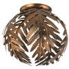 Deckenleuchte Felce Bronzo Bronzefarben max. 22 Watt - Bronzefarben, KONVENTIONELL, Metall (25/23cm)