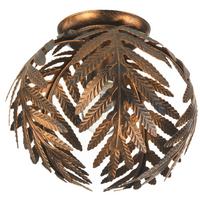 Deckenleuchte Felce Bronzo Bronzefarben max. 22 Watt - Bronzefarben, KONVENTIONELL, Metall (25/23cm)