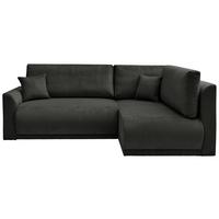 Kutna Garnitura Kim - crna, Moderno, drvo/tekstil (233/160cm) - Modern Living