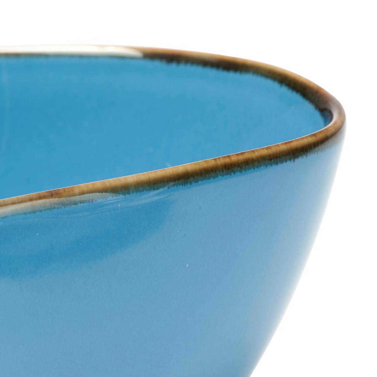 SERWIS OBIADOWO-ŚNIADANIOWY 42005 - zielony/niebieski, Trend, ceramika - Novel