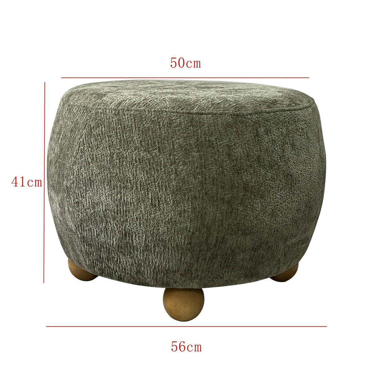 Tabure Lotte - zelena/prirodne boje, Moderno, drvni materijal/drvo (56/41/56cm) - Mömax