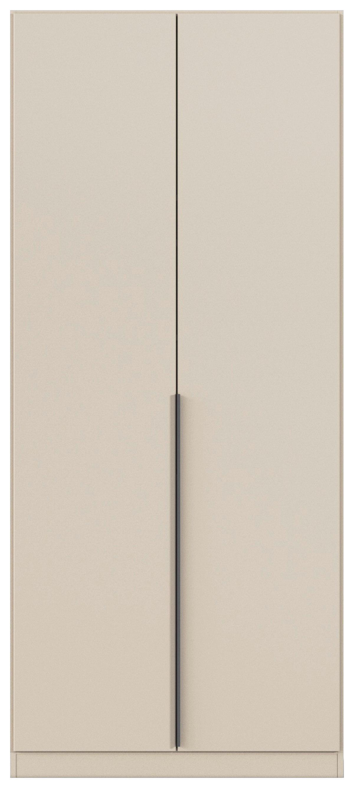 Drehtürenschrank Alabama Champagner - Champagner/Grau, MODERN, Holzwerkstoff/Metall (91/229/54cm) - Rauch Möbel