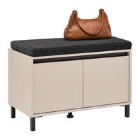 Garderobenbank Arran Kaschmir - Kaschmir, Modern, Holzwerkstoff (80/57/40cm) - Mömax