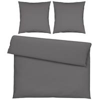 Bettwäsche Iris XXL Grau ca. 200x200cm - Grau, MODERN, Textil (200/200cm) - Modern Living
