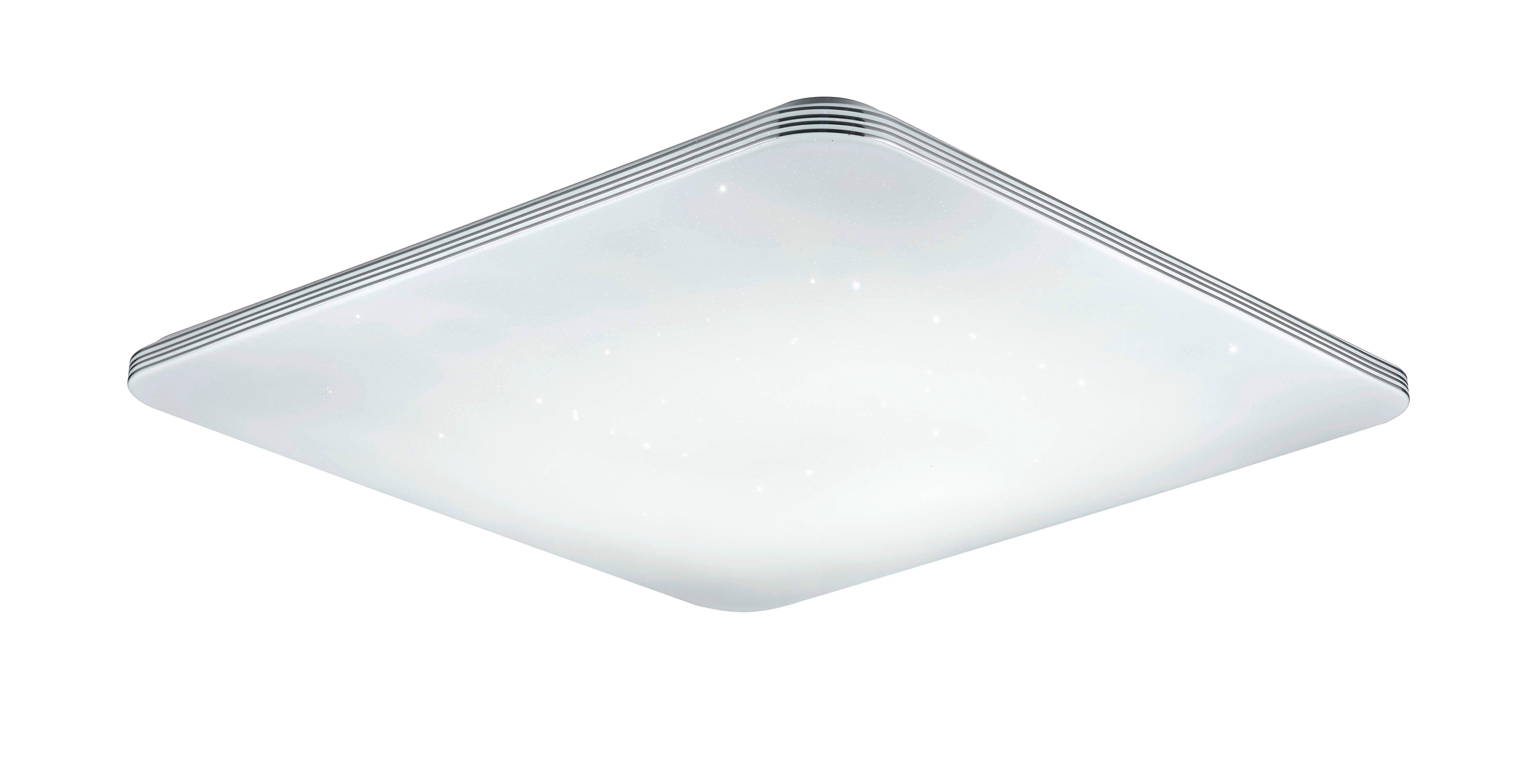 LED Mennyezeti Lámpa Robn - Fehér, romantikus/Landhaus, Műanyag (64/64/8cm) - Modern Living