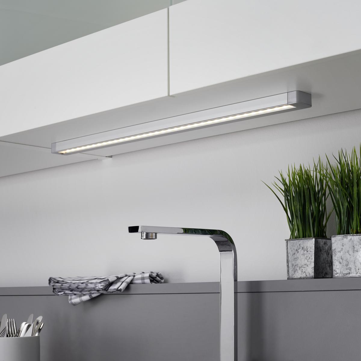 Unterbauleuchte Helena Alufarben - Alufarben, Metall (59,5/4/1,8cm)