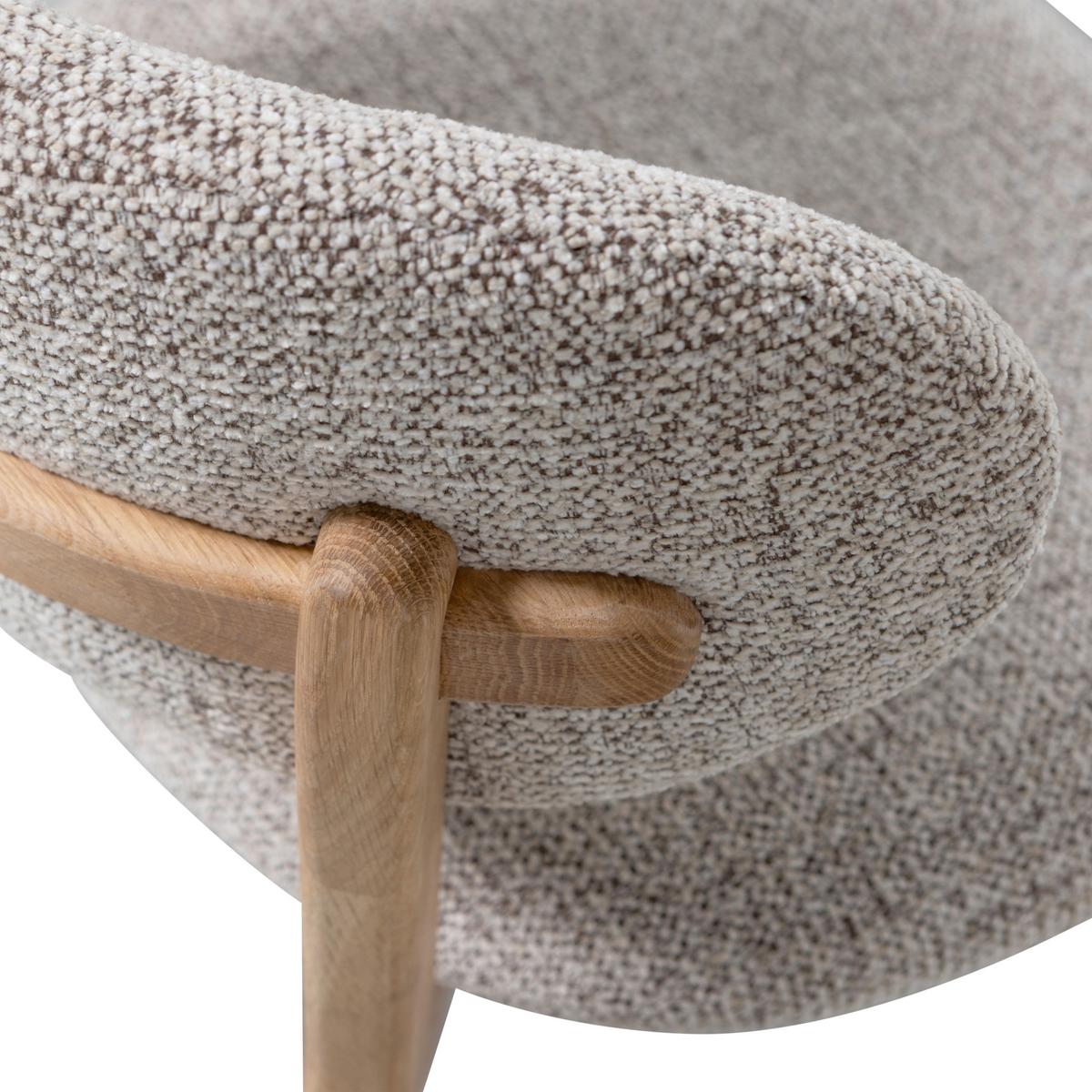 Stuhl-Set Udar 2er-Set Naturfarben - Naturfarben, MODERN, Holz/Textil (51/82/60cm) - Livetastic