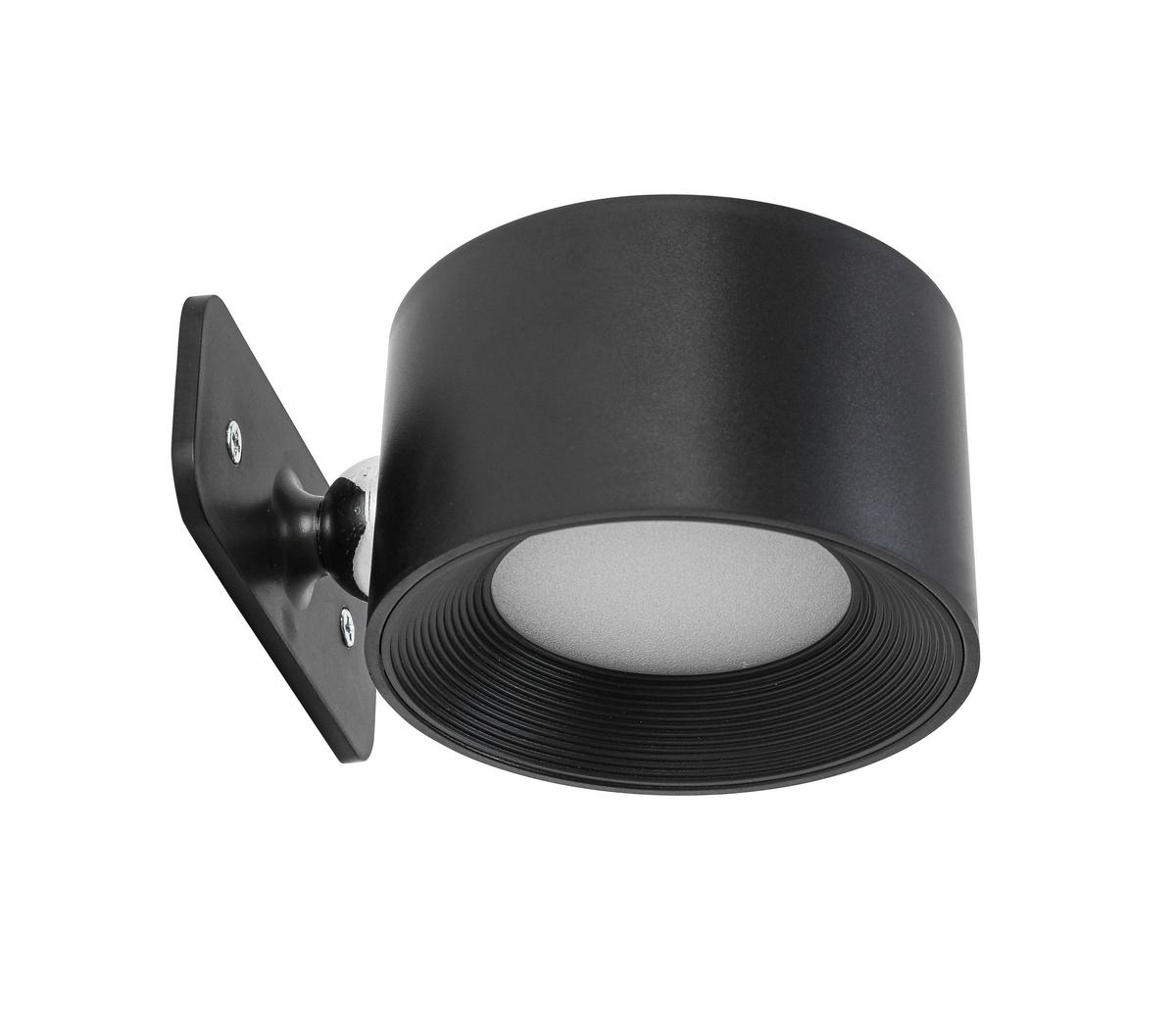 KINKIET AKUMULATOROWY SPOT *SBN* - czarny, Basics, tworzywo sztuczne/metal (9,2/8/4,5cm) - Novel