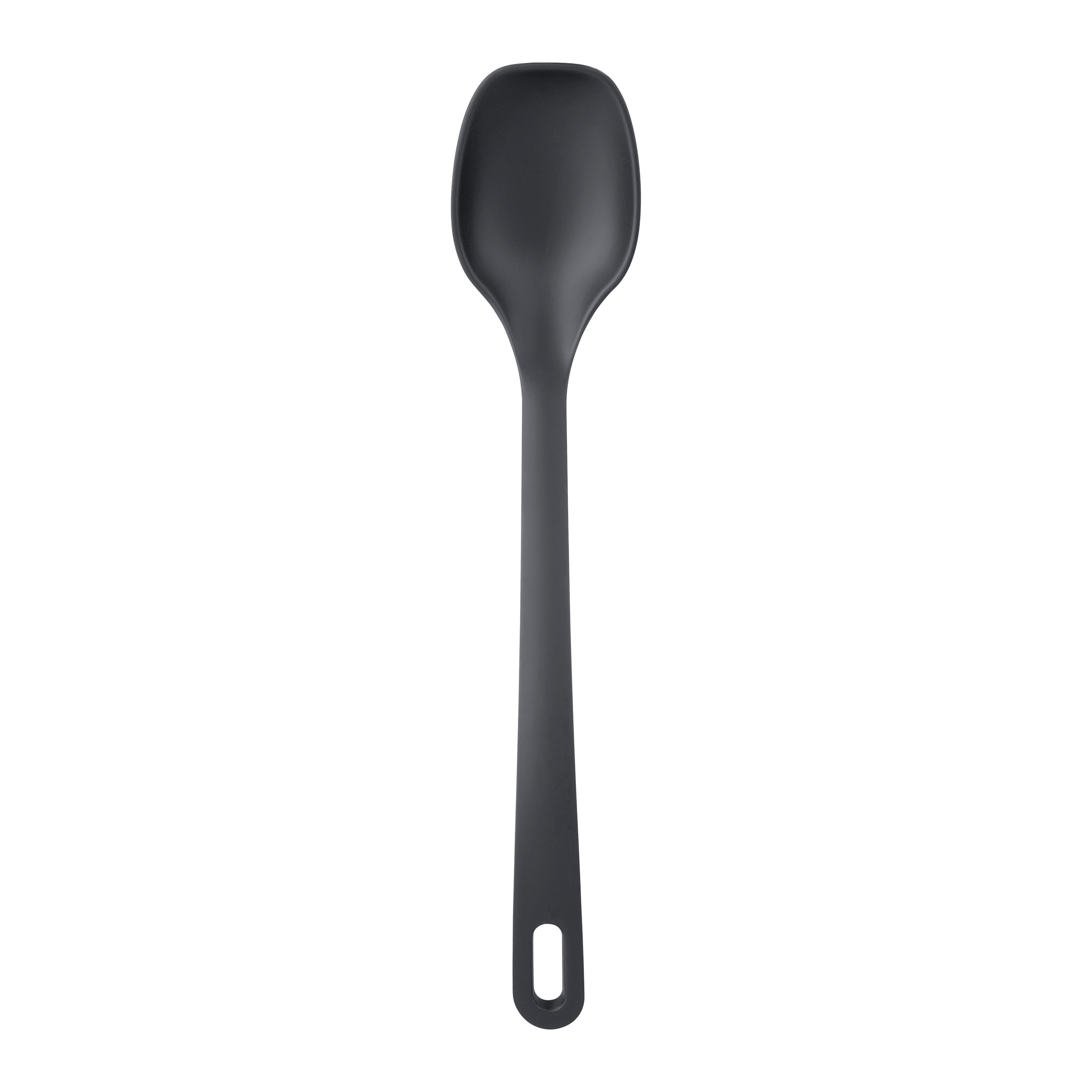 Soßenlöffel Kiki Dunkelgrau matt - Dunkelgrau, KONVENTIONELL, Kunststoff (32,5cm) - Mömax