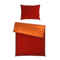 Ágyneműhuzat-garnitúra Kétoldalas Pamutszatén Bella - piros, Modern, textil (140/200cm) - Mömax