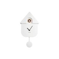 ZEGAR ŚCIENNY WALL CLOCK MODERN CUCKOO - biały, Konventionell, tworzywo sztuczne (21,5/41/8,5cm) - Karlsson