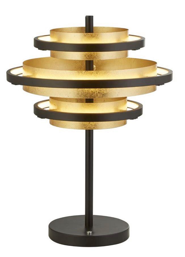 LED Asztali Lámpa Eu6357bg - fekete, Basics, fém (32/43.5cm)