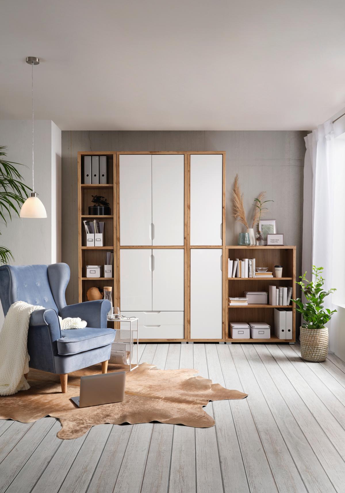 Schubladenset In Weiss Hochglanz - Modern (74/103/2cm) - Mömax