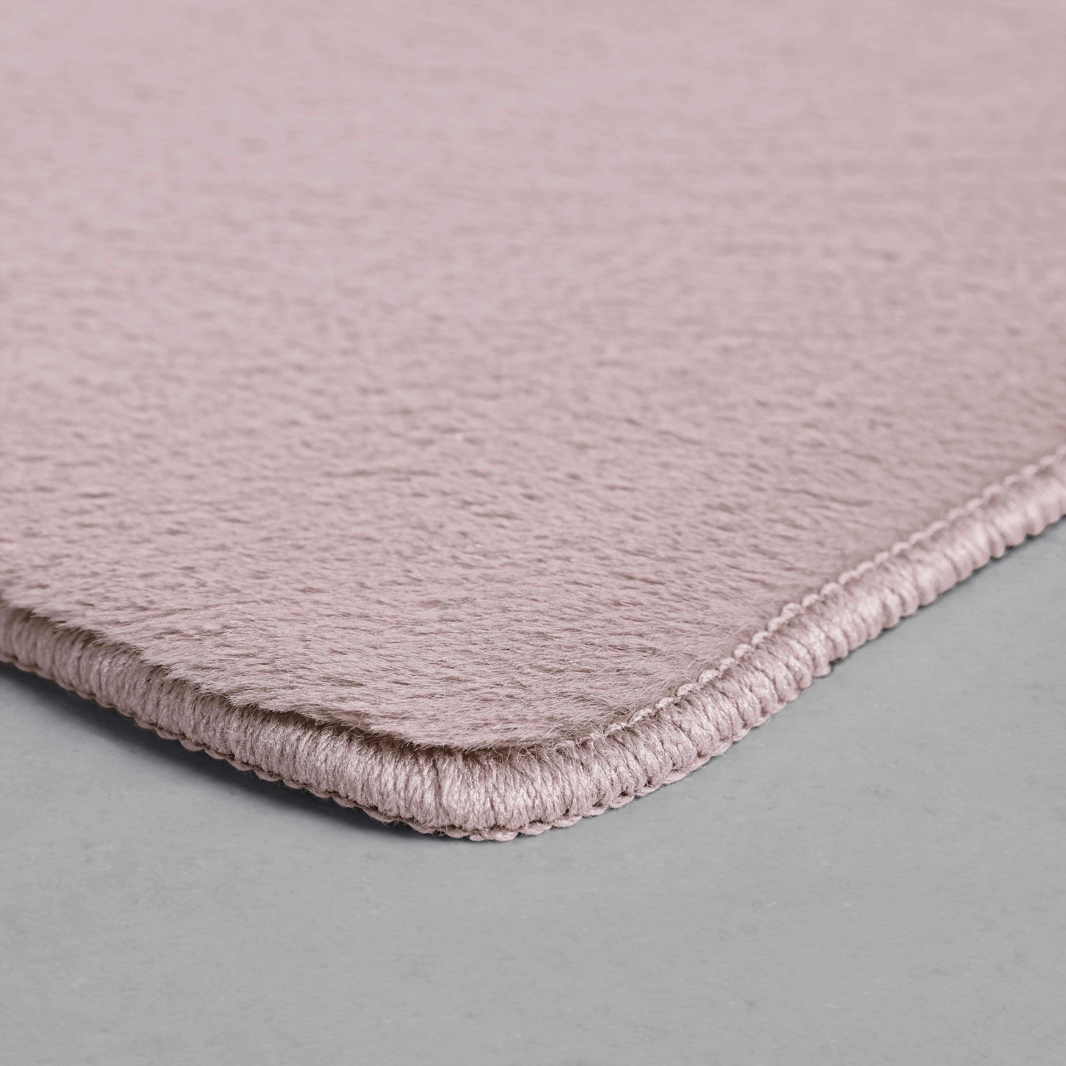 KONSTFÄLL PÄLSA -BASED- - rosa, Klassisk, textil (160/230cm) - Based