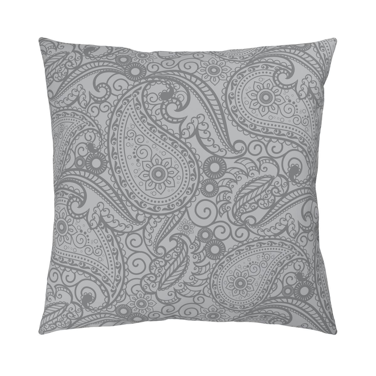 Bettwäsche Paisley Grau ca. 135x200cm - Grau, Textil (135/200cm) - Mömax