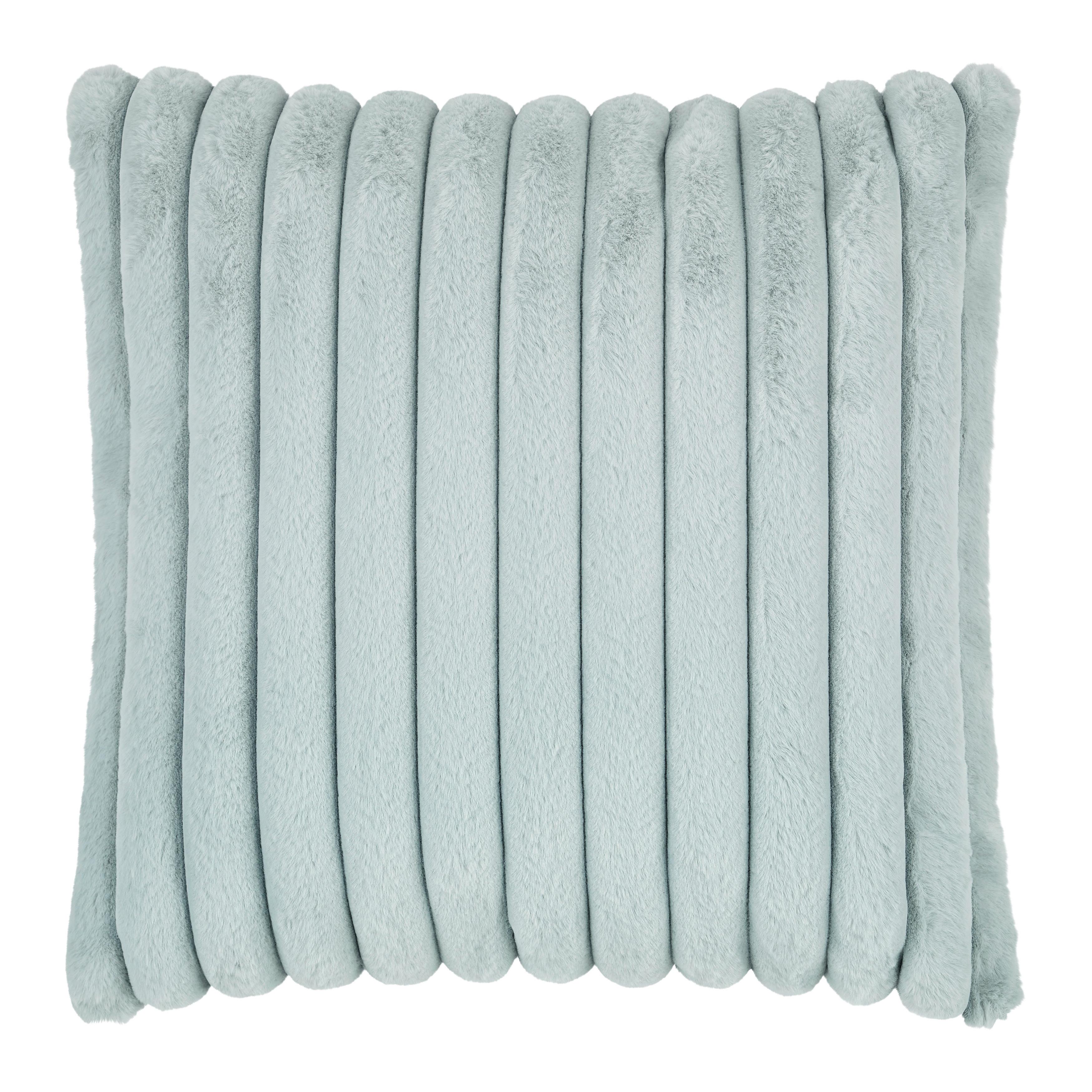 Fellkissen Maudi Blau ca. 45x45cm - Blau, Konventionell (45/45cm) - Mömax