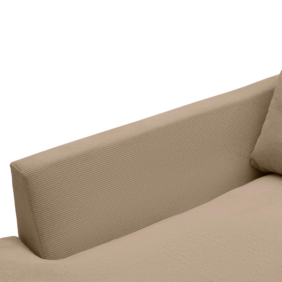 Kutna Garnitura Pedro - smeđa/crna, Moderno, tekstil/plastika (190/300cm) - Mömax