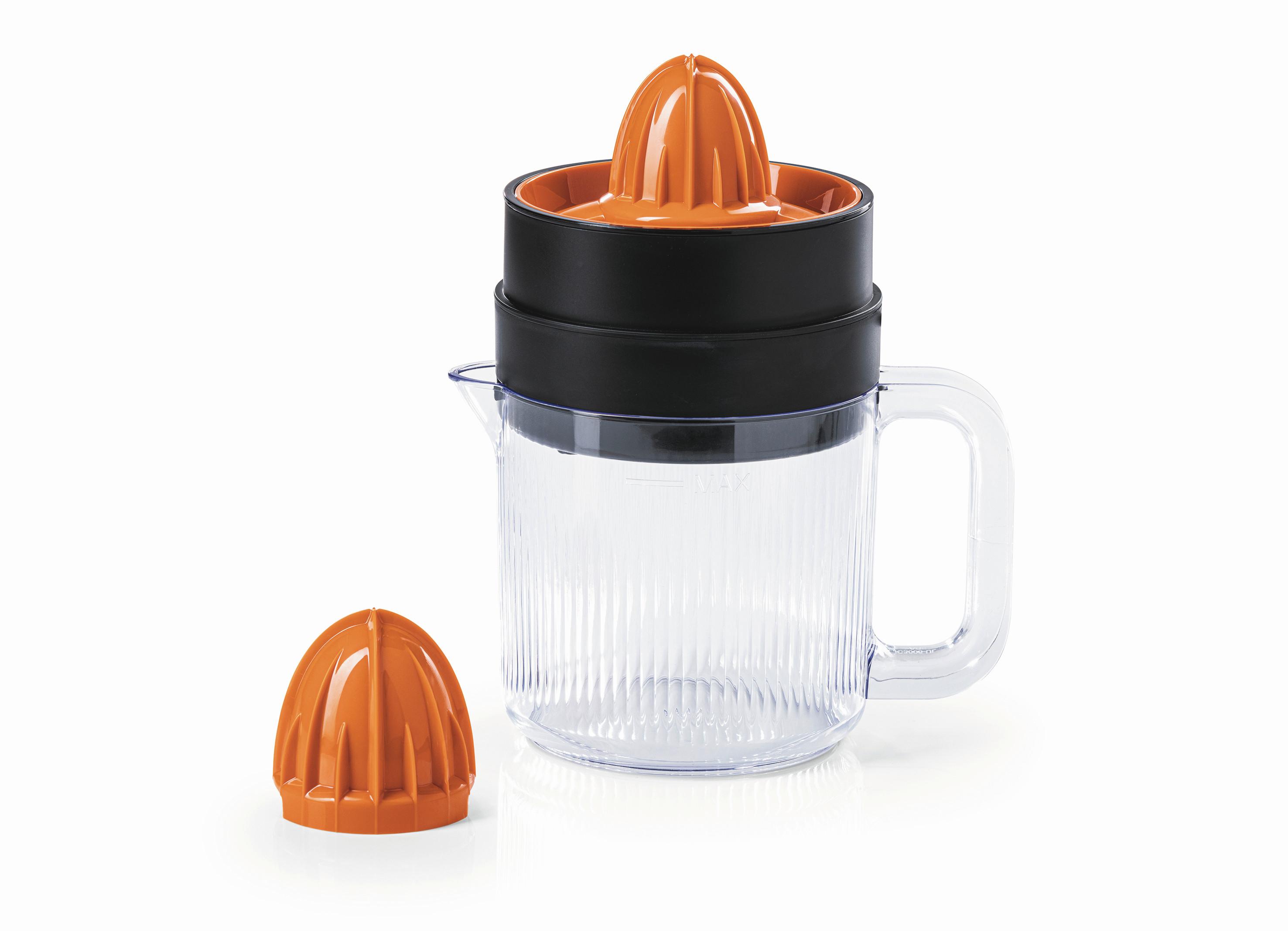 PRASA DO WYCISKANIA SOKU 15138 - czarny/pomarańczowy, Basics, tworzywo sztuczne (20,6/14,1/24,9cm) - GOURMETMAXX