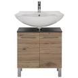Omarica Za Pod Umivalnik Garziello - hrast/antracit, Moderno, leseni material (60/55/31cm) - MÖMAX modern living