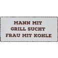 Dekoschild in verschiedenen Motiven - Multicolor, LIFESTYLE, Metall (0,5/30/11cm)