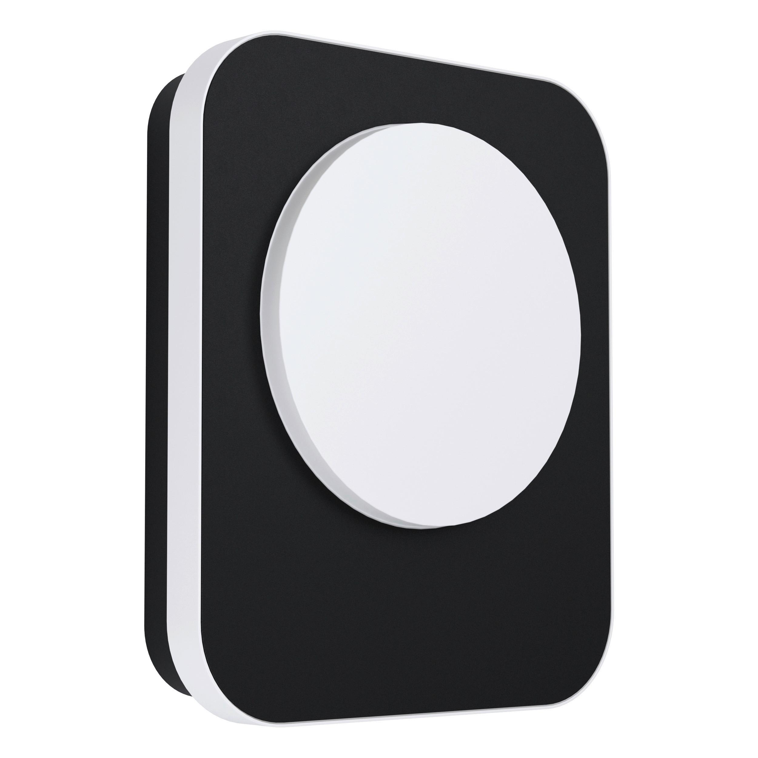 Aussenwandleuchte 99583 Madriz - Weiss/Schwarz, Basics, Kunststoff/Metall (23/19/4cm) - Eglo