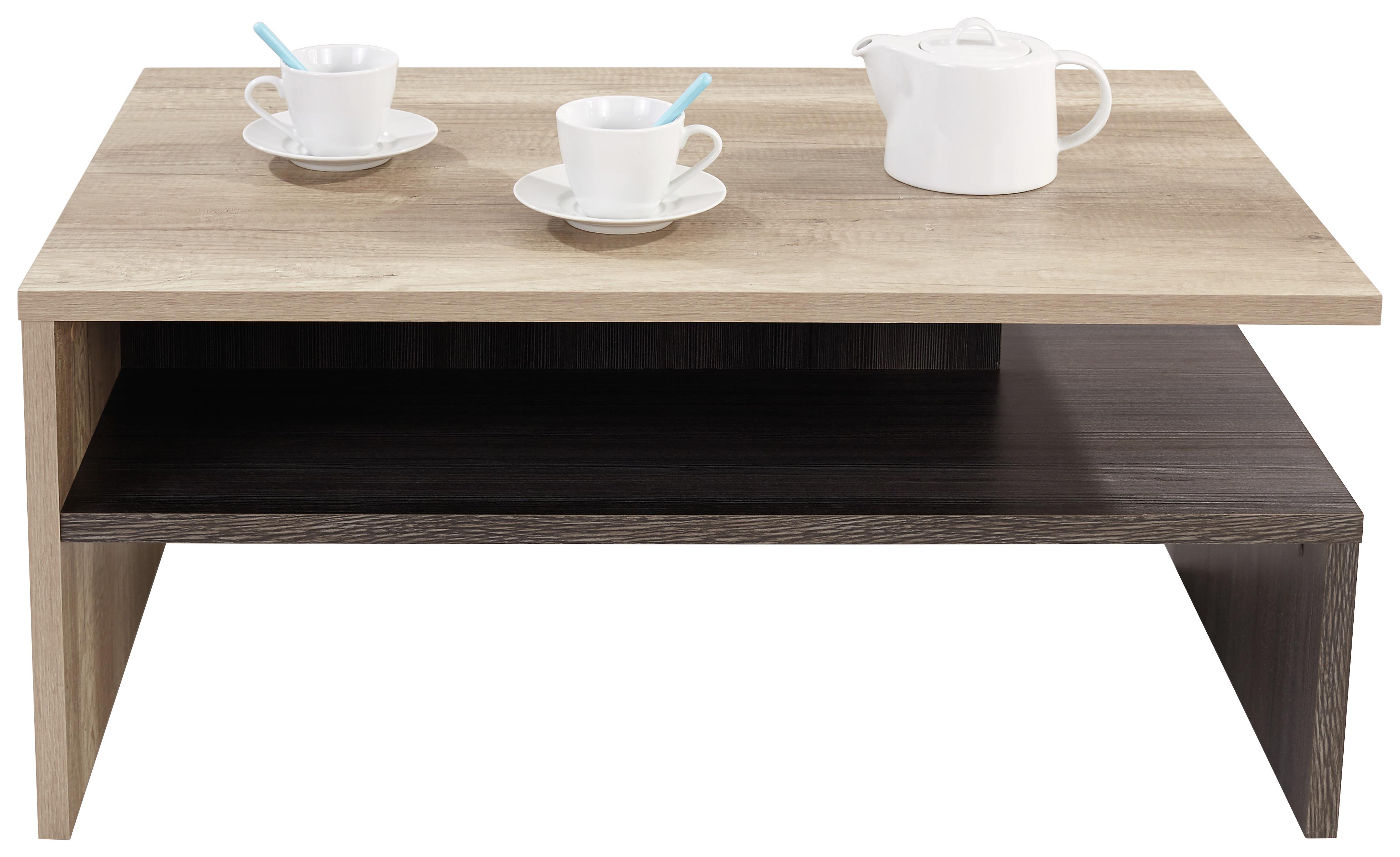 Măsuță de cafea LAURA - culoare lemn stejar, Modern, material pe bază de lemn (90/42/60cm) - Modern Living