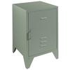 Nachtkästchen Bronxx Grün - Grün, MODERN, Metall (40/60/40cm) - Vipack