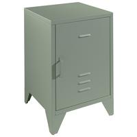 Nachtkästchen Bronxx Grün - Grün, MODERN, Metall (40/60/40cm) - Vipack