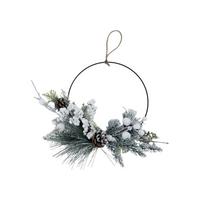 WIENIEC NA DRZWI KA-60726 - różnokolorowy, Lifestyle, tworzywo sztuczne/materiały naturalne (40/7/30cm) - X-Mas