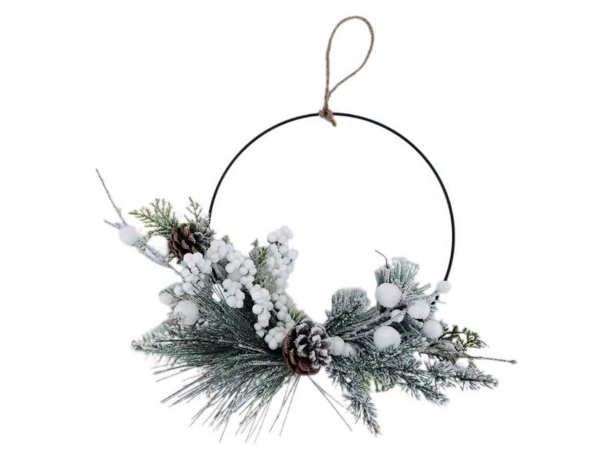 WIENIEC NA DRZWI KA-60726 - różnokolorowy, Lifestyle, tworzywo sztuczne/materiały naturalne (40/7/30cm) - X-Mas