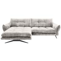 Kutna Garnitura Baxter - siva/crna, Moderno, tekstil/metal (177/68-87/280cm) - Premium Living