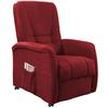 Relaxsessel Harry Rot Nylon/Struktur - Rot/Schwarz, Design, Kunststoff/Textil (77/107/88cm) - Livetastic